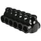 Asi Dual Sided Multi Tap Connector 14-1-0 AWG 6 Port 600 V Black AICD1-0-6 - alternate 1